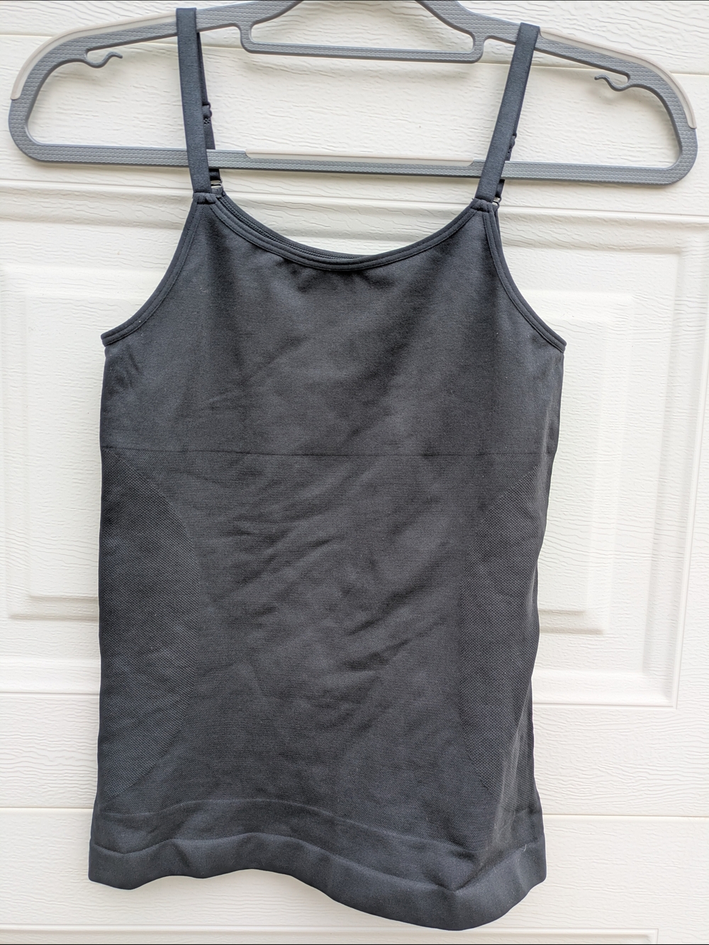 Shapermint Essentials Women's Black Tank Top - Classic Spaghetti Strap, Large
